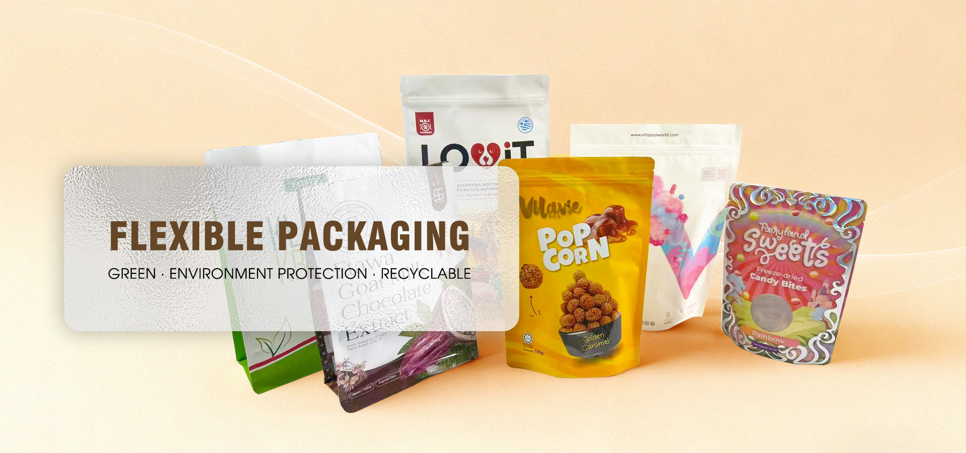 Proveedor de bolsas de papel Kraft