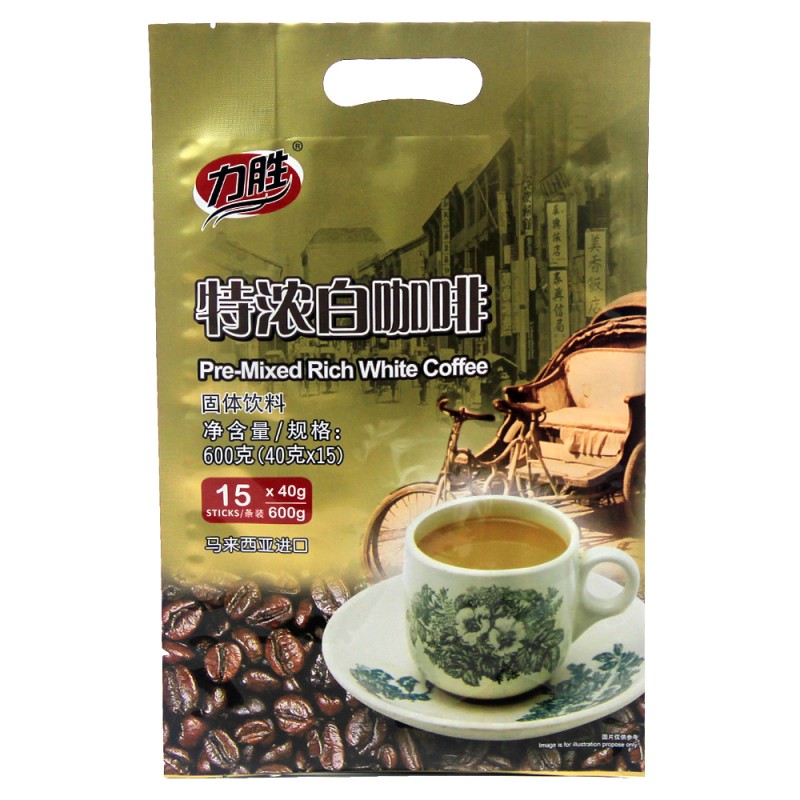Bolsa plana de café en polvo