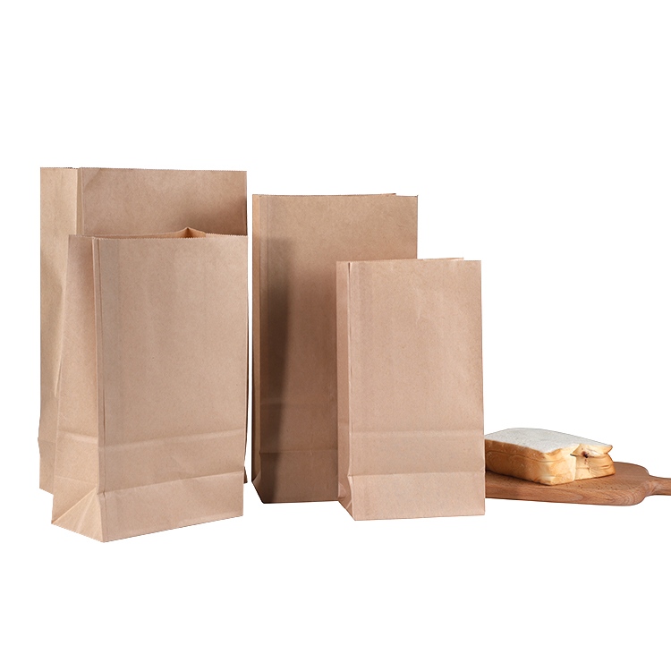 Bolsa plana de papel Kraft
